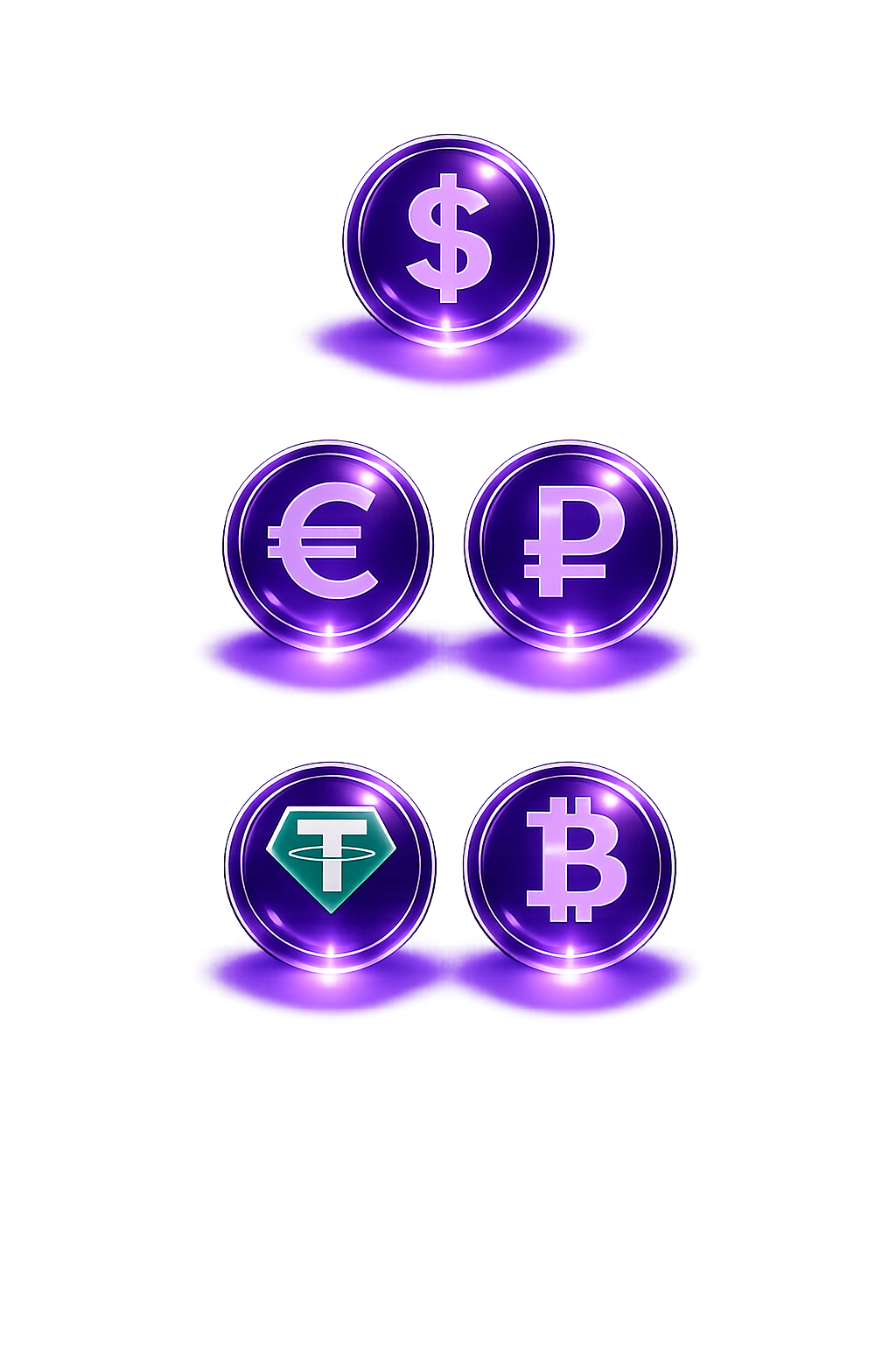 Принимаемые валюты